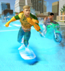 水滑板城市英雄