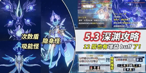原神5.3深渊12层阵容推荐-原神5.3深渊12层攻略