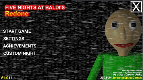 ͵ʦҹ󹬣Five Nights At Baldi 1ͼ