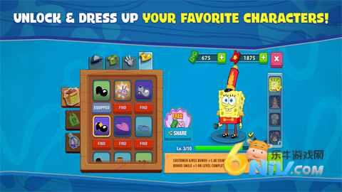 海绵宝宝大闹蟹堡王国际服 第2张图
