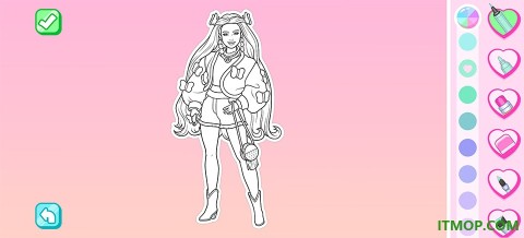 芭比娃娃色彩创作 第2张图
