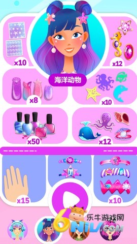 百变公主美甲设计 第1张图