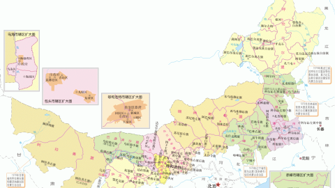 内蒙古地图 第1张图